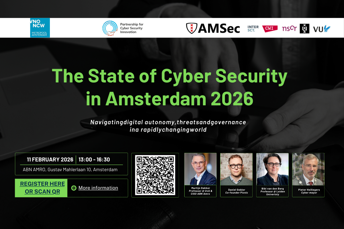 Aanmeldingen geopend voor The State of Cyber Security in Amsterdam 2026